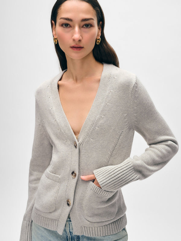 Cotton Waisted Cardigan