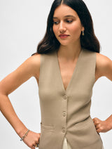 Superfine Organic Cotton Waistcoat
