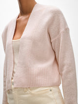 Cashmere Open Front Cardigan