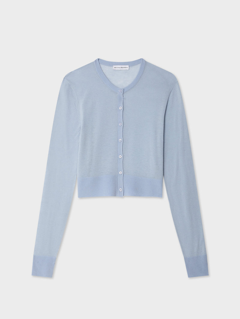 Superfine Cashmere Button Cardigan