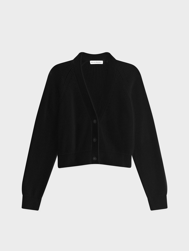 Linen Blend Ribbed Cardigan