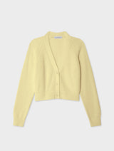 Linen Blend Ribbed Cardigan