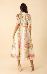 Alaiya Organza Maxi Dress