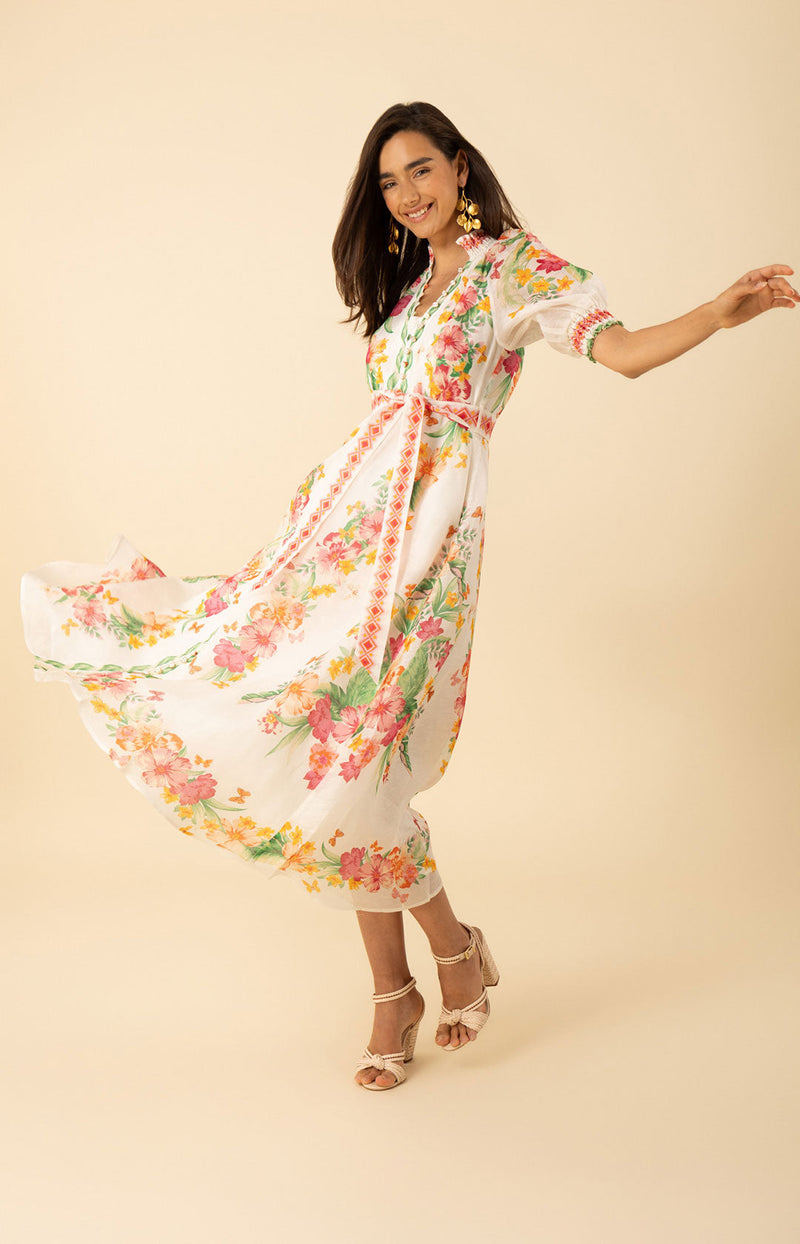 Alaiya Organza Maxi Dress