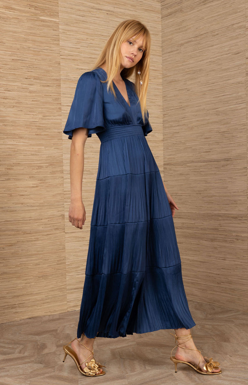 Angie Charmeuse Maxi Dress