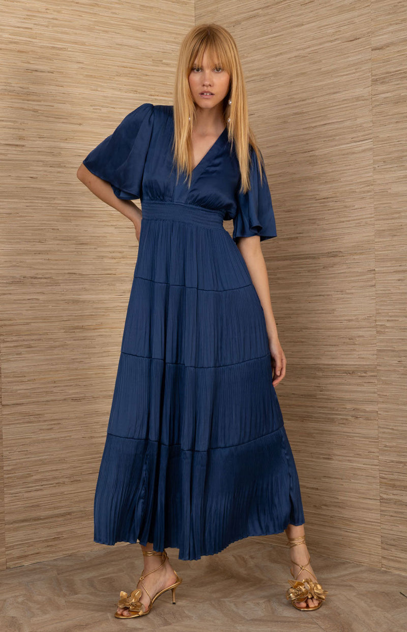 Angie Charmeuse Maxi Dress