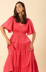 Angie Charmeuse Maxi Dress