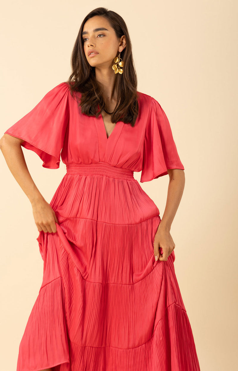 Angie Charmeuse Maxi Dress