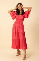 Angie Charmeuse Maxi Dress