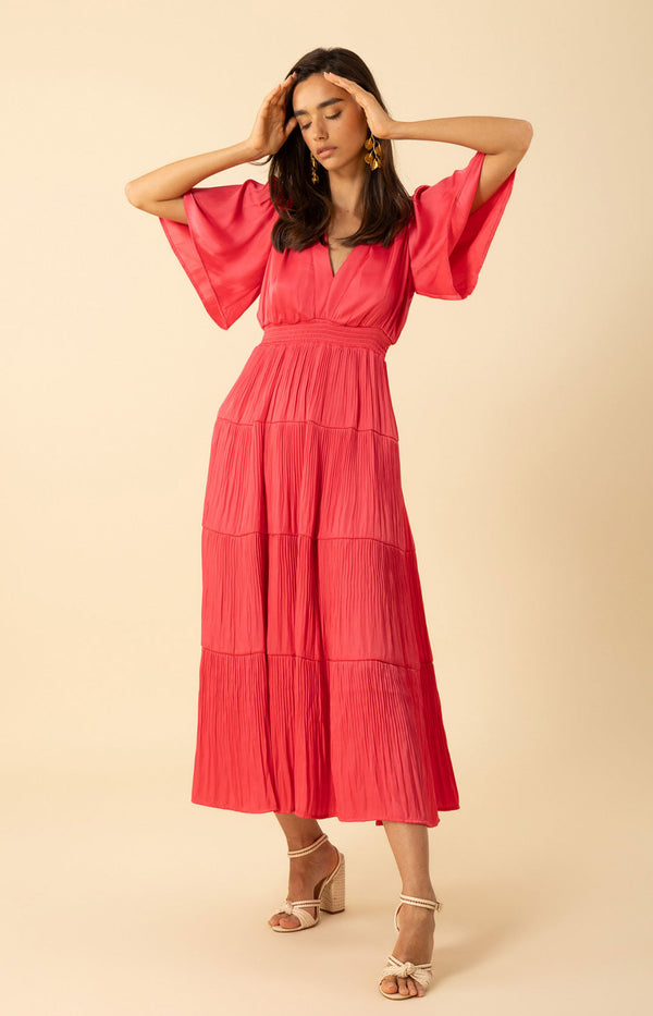 Angie Charmeuse Maxi Dress
