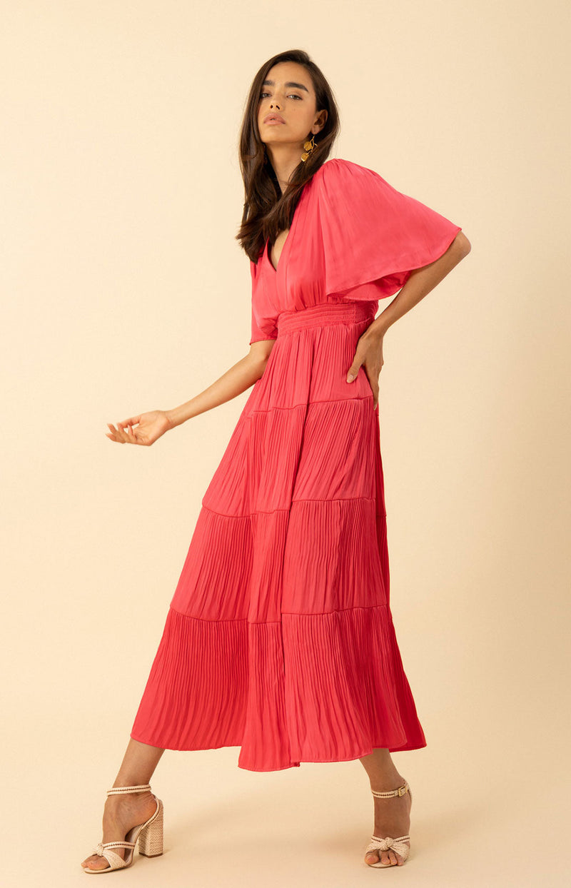 Angie Charmeuse Maxi Dress