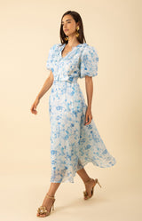 Nellie Floral Trim Maxi Dress