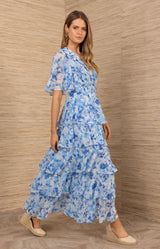 Kallie Chiffon Maxi Dress
