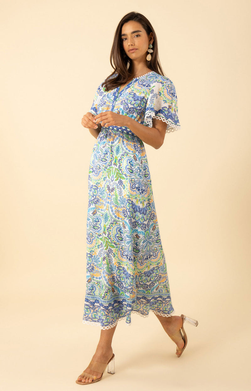 Katelyn Linen Maxi Dress