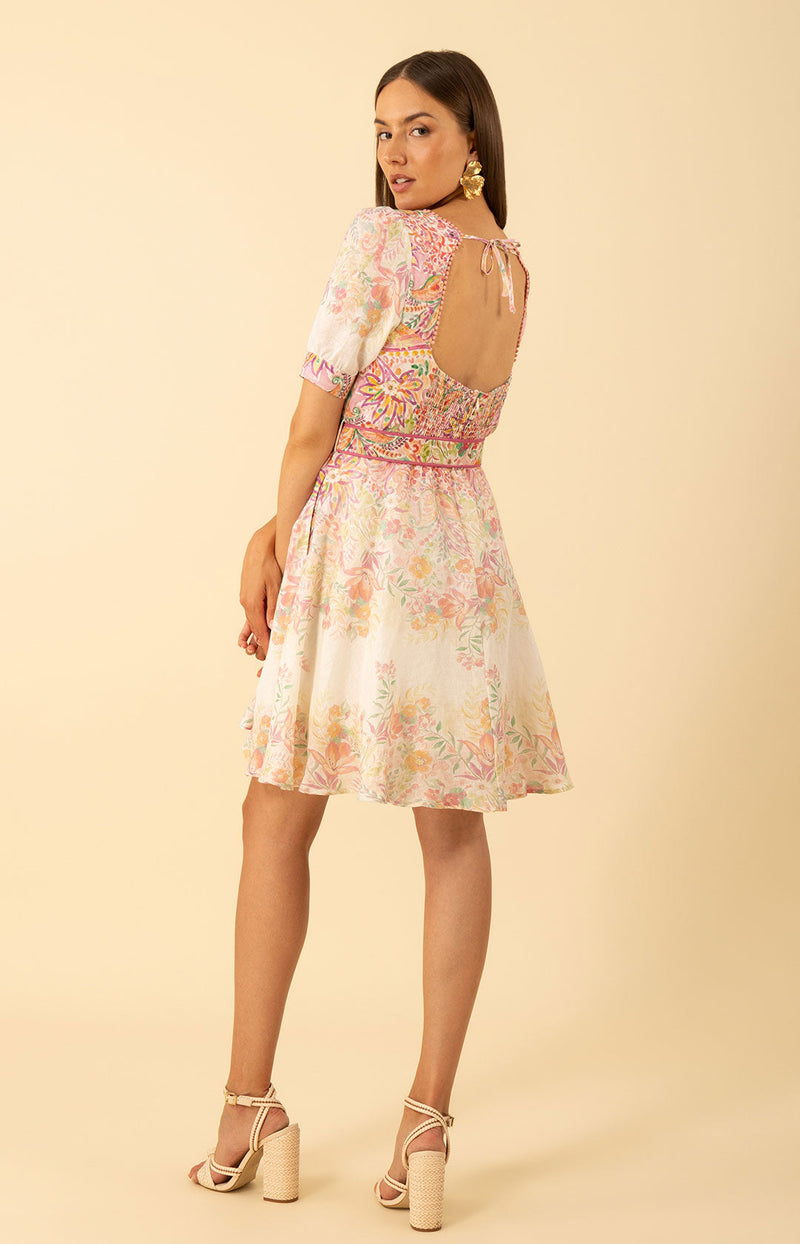 Kara Linen Dress