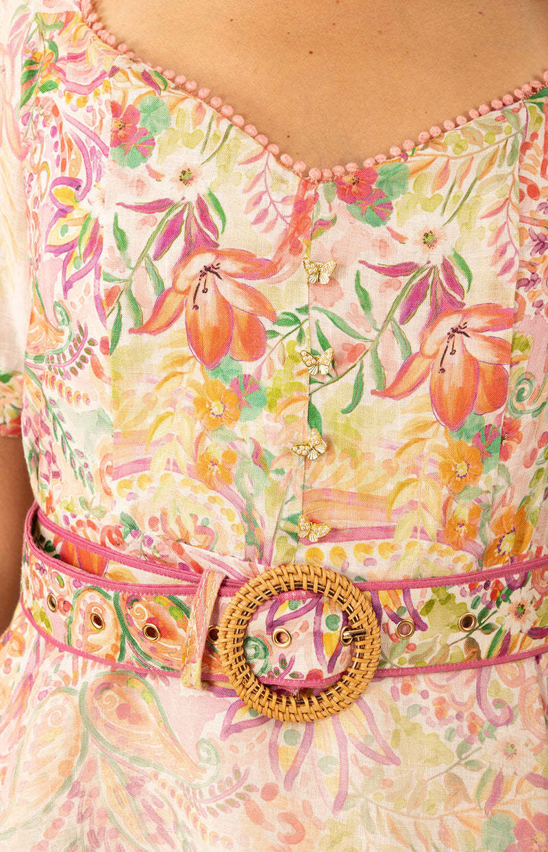 Kara Linen Dress
