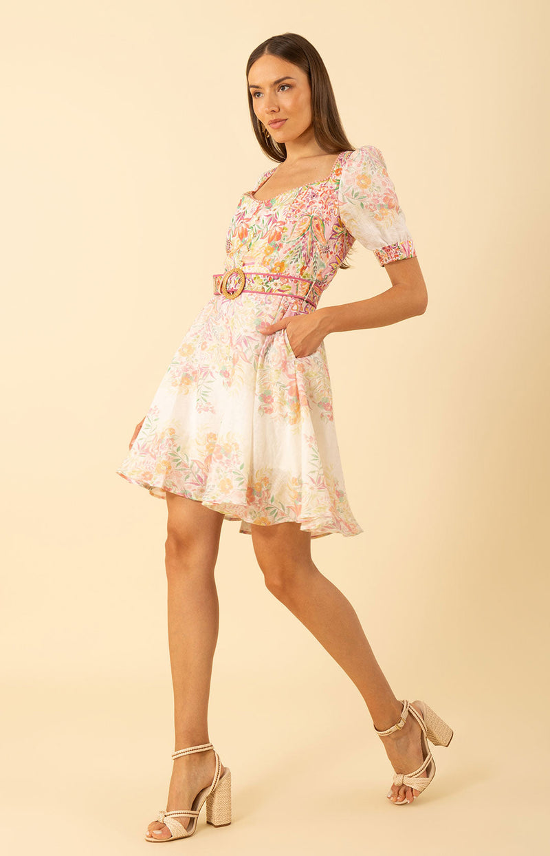 Kara Linen Dress