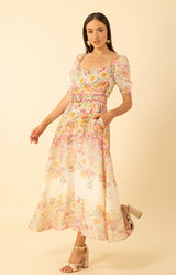 Kara Linen Maxi Dress
