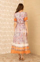 Aubrie Organza Maxi Dress