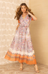 Aubrie Organza Maxi Dress