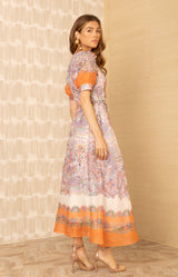 Aubrie Organza Maxi Dress