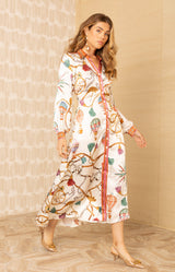 Lacey Charmeuse Midi Dress