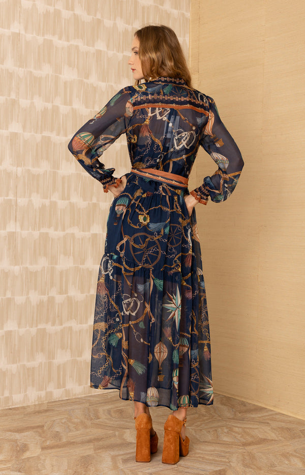 Andi Chiffon Maxi Dress